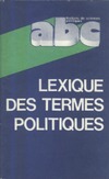 Debbasch C., Daudet Y.  Lexique des termes politiques