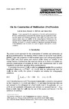 de Boor C., DeVore R.A., Ron A.  On the construction of multivariate (pre)wavelets