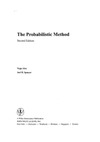 Alon N., Spencer J.  The probabilistic method