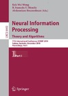 Wong K., Mendis B., Bouzerdoum A.  Neural Information Processing. Theory and Algorithms, Part I