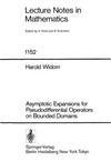 Widom H.  Asymptotic expansions for pseudodifferential operators on bounded domains