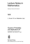 Accardi L., Waldenfels W.  Quantum Probability and Applications III