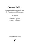 Epstein R., Carnielli W.  Computability: computable functions, logic, and the foundations of mathematics