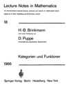 Brinkmann H. B.  Kategorien und Funktoren. Nach einer Vorlesung von D. Puppe