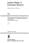 Deussen P.  GI 5 Theoretical Computer Science