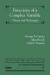 George F. Carrier, Max Krook, Carl E. Pearson  Functions of a Complex Variable