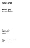 A. Candel, L. Conlon — Foliations I (Graduate Studies in Mathematics)