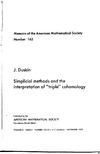 Duskin J.  Simplicial Methods and the Interpretation of `Triple' Cohomology