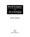 Chambers M.  Mac OS X Leopard All-in-One Desk Reference For Dummies (For Dummies (Computer Tech))