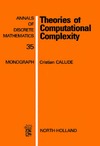 Calude C. — Theories of computational complexity