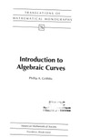 Griffiths P.  Introduction to Algebraic Curves