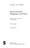 Lehto O., Virtanen K.  Quasiconformal mappings in the plane 2nd Edition (Die Grundlehren der mathematischen Wissenschaften in Einzeldarstellungen mit besonderer Berucksichtigung der Anwendungsgebiete)