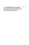 Lurie K.  An introduction to the mathematical theory of dynamic materials