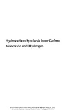 Kugler E.  Hydrocarbon Synthesis from Carbon Monoxide and Hydrogen (Advances in Chemistry 178)