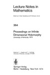 Hayden T., Suffridge T.  Proceedings on Infinite Dimensional Holomorphy