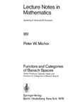 Michor P.  Functors and Categories of Banach Spaces