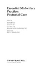 Sheena Byrom RGN, RM, MA, Grace Edwards  Essential Midwifery Practice: Postnatal Care
