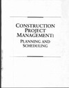 Naylor F.W.  Construction Project Management. Planning and Scheduling