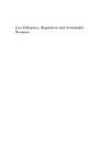 ed.  Bleischwitz R.  Eco-Efficiency, Regulation and Sustainable Business