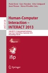 Ayoade M., Uzor S., Baillie L. — Human-Computer Interaction – INTERACT 2013: 14th IFIP TC 13 International Conference, Cape Town, South Africa, September 2-6, 2013, Proceedings, Part IV