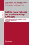 Koprinkova-Hristova P., Palm G., Mladenov V.  Artificial Neural Networks and Machine Learning  ICANN 2013: 23rd International Conference on Artificial Neural Networks Sofia, Bulgaria, September 10-13, 2013. Proceedings