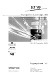 0 — Stuttgarter Lasertage '05: Standortbestimmung der Lasertechnologie in der industriellen Materialbearbeitung