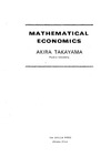 Takayama A.  Mathematical economics
