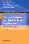 Joaquim Filipe, Ashish Ghosh  Systems, Software and Services Process Improvement