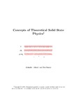 Altland A., Simons B.  Concepts of theoretical solid state physics