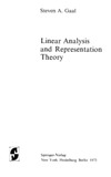 Gaal S.  Linear analysis and representation theory