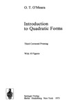 O'Meara T.  Introduction to Quadratic Forms (Grundlehren der mathematischen Wissenschaften)