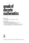 Hammer P., Johnson E., Korte B.  Discrete Optimization: Part 1: Symposium Proceedings (Annals of Discrete Mathematics, Volume 4)