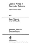 Bagchi T., Chaudhri V.  Interactive Relational Database design - A Logic Programming Implementation