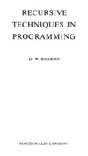 Barron D.  Recursive Techniques in Programming
