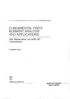 Bhatti M.  Fundamental Finite Element Analysis and Applications: with Mathematica and MATLAB Computations