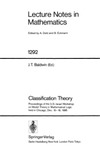 Baldwin J.  Classification Theory (Lecture notes in mathematics)