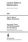 Vitali D. Milman, Gideon Schechtman  Lecture Notes in Mathematics. Asymptotic Theory of Finite Dimensional Normed Spaces