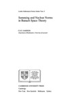Jameson G.  Summing and nuclear norms in Banach space theory