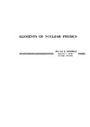 Meyerhof W.  Elements of Nuclear Physics