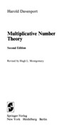 Davenport H.  Multiplicative Number Theory (Graduate Texts in Mathematics, Vol. 74)