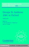 Campbell C., Robertson E., Smith G.  Groups St Andrews 2001 in Oxford: Volume 2 (London Mathematical Society Lecture Note Series)