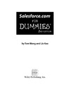 Wong T., Kao L.  Salesforce.com For Dummies (For Dummies (Computer/Tech))
