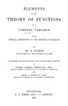 H. Durege  Elements of the Theory of Functions of a Complex Variable