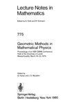 Kaiser G., Marsden J.E.  Lecture Notes in Mathematics (755). Geometric Methods in Mathematical Physics