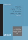 World Health Organization  Mental Health Policy, Plans and Programmes, Updated Version