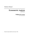 Greene W.  Solutions Manual.Econometric Analysis.