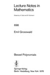 Grosswald E.  Bessel Polynomials