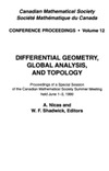 Nicas A., Shadwick W.  Differential Geometry, Global Analysis, and Topology: Proceedings of a Special Session of the Canadian Mathematical Society Summer Meeting Held June (Conference ... Proceedings, Canadian Mathematical Society)