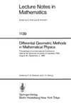 Doebner H., Hennig J.  Differential geometric methods in mathematical physics (Proc.Clausthal 1983)