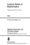 de Arellano E.R. (ed.)  Lecture Notes in Mathematics (1414). Algebraic Geometry and Complex Analysis